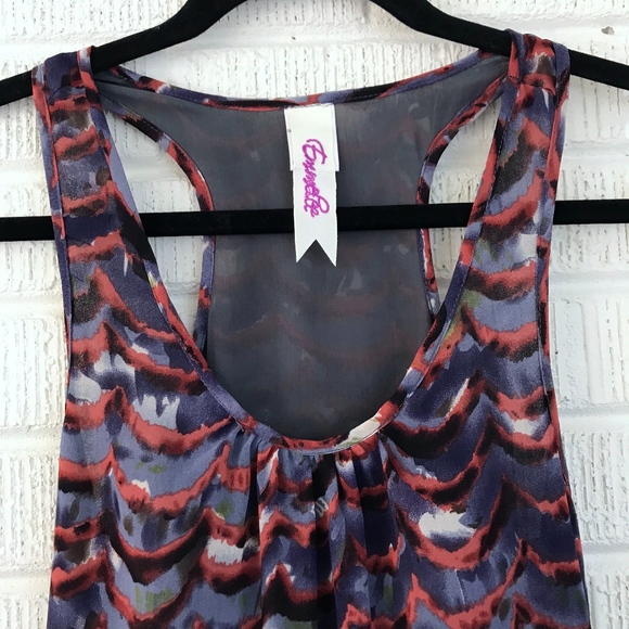 Francesca's Emmelee Tie Waist Printed Dress Small - Picture 3 of 8